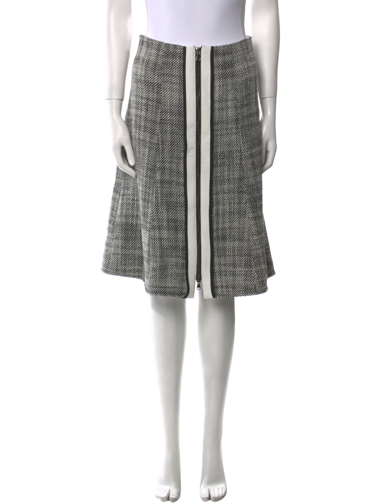 Dorothee Schumacher Plaid Print Knee-Length Skirt